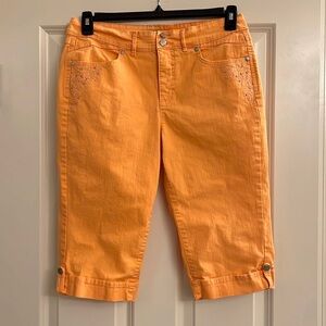 Hannah denim ladies capris